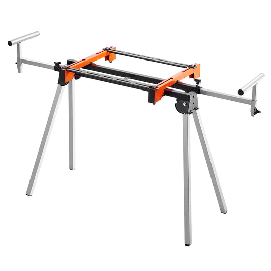 Portable Folding Miter Saw Stand – 300 lb Capacity with Extendable Support Arms